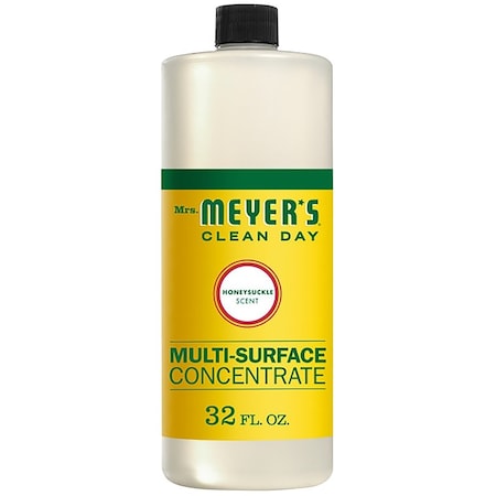 Mrs. Meyers Clean Day Clean Day Cleaner Concentrate, 32 oz Bottle, Honeysuckle 17540